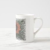 オレンジデイジーボールボーン中国マグ ボーンチャイナマグカップ (右)