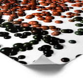 オレンジデイジーボールポスター ポスター (角)