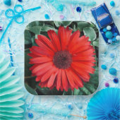 オレンジデイジー紙プレート ペーパープレート (パーティー)