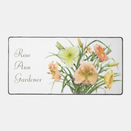 オレンジデイリーモダン植物美術パーソナライズされた デスクマット