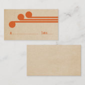 オレンジデコシック座席表 プレイスカード (正面/裏面)