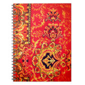 オレンジデザインノート ノートブック (正面)