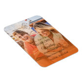 オレンジデスティネーションウェディングゲイレズ結婚ビアン マグネット (右側)