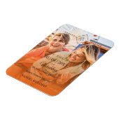 オレンジデスティネーションウェディングゲイレズ結婚ビアン マグネット (左側)