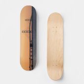オレンジデュスクマッキナックブリッジスケートボード スケートボード (正面)