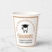 オレンジデンタルカスタムスクール卒業パーティー 紙コップ (正面)