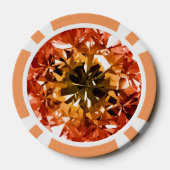 オレンジトパズシトリンフィルターダイヤモンドジェムストーン ポーカーチップ (裏面)