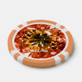 オレンジトパズシトリンフィルターダイヤモンドジェムストーン ポーカーチップ (シングル)