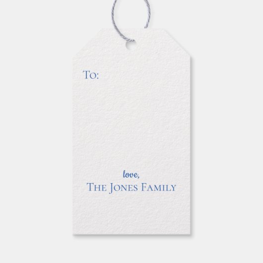 オレンジトピアリーツリーチノイスリーカスタム ギフトタグ (裏面)