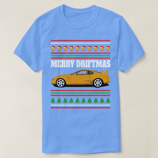 オレンジトヨタスーラMK4 A80流メリー力腫 Tシャツ (デザイン正面)
