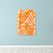 オレンジトライバルII キャンバスプリント (インサイチュ (ウッドフロア))