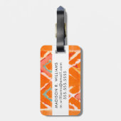 オレンジトライバルII ラゲッジタグ (裏面縦)