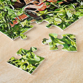 オレンジトラクターオンザファーム ジグソーパズル (側面)