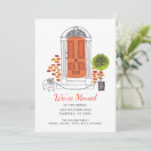 オレンジドアドッグ引っ越しました |お知らせ 案内状 (スタンド正面)