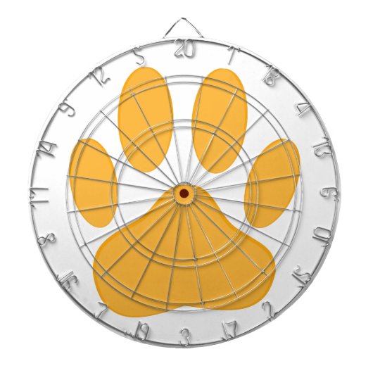 オレンジドッグポープリント ダーツボード (正面)