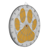 オレンジドッグポープリント ダーツボード (正面左)