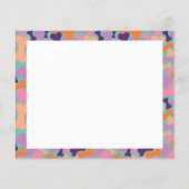 オレンジドッグ骨デザイン業務用文房具フライヤー チラシ (裏面)