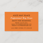 オレンジドッグ骨付きドッグボード 名刺 (裏面)