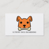 オレンジドッグ骨付きドッグボード 名刺 (正面)