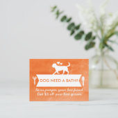 オレンジドッグ鮮やかトリマープロモーション 名刺 (スタンド正面)