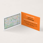 オレンジドッグ、獣医、獣医（詳細） 名刺 (内部)