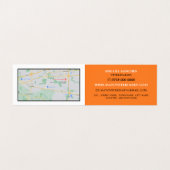 オレンジドッグ、獣医、獣医（詳細） 名刺 (内部フラット)