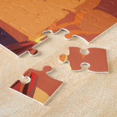 オレンジドラゴンパズル ジグソーパズル (側面)