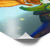 オレンジドラゴン11x14プリント フォトプリント            (角)