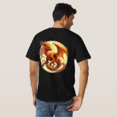 オレンジドラゴン Tシャツ (裏面フル)