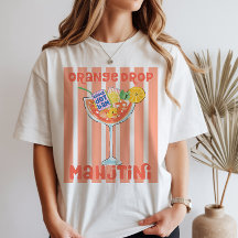 オレンジドロップマティーニ麻雀Tシャツ