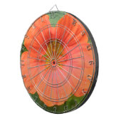 オレンジナスタジウムフラワーダーツボード ダーツボード (正面右)