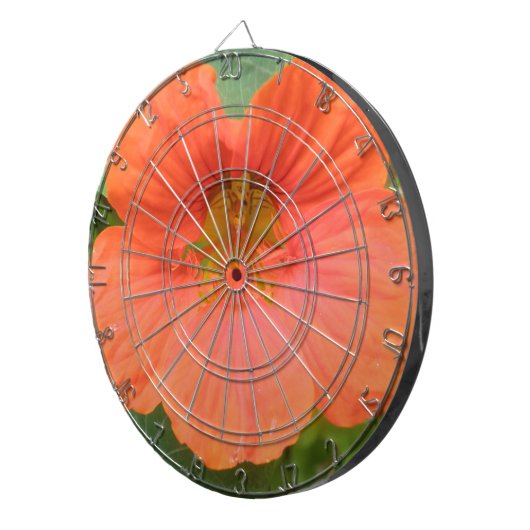 オレンジナスタジウムフラワーダーツボード ダーツボード (正面右)