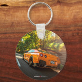 オレンジニッサンGT-Rシアトル通り キーホルダー (正面)