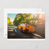 オレンジニッサンGT-Rシアトル通り ポストカード (正面/裏面)