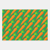 オレンジニンジン植物性食カスタム品の色 ラッピングペーパーシート (正面3)