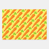 オレンジニンジン植物性食カスタム品の色 ラッピングペーパーシート (正面2)