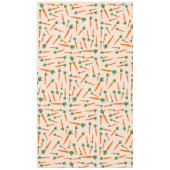 オレンジニンジン模様 テーブルクロス (正面)