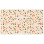 オレンジニンジン模様 テーブルクロス (正面(横))