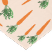 オレンジニンジン模様 テーブルクロス (アングル)