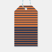 オレンジネイビーブルーストライプのバースデーパーティーありがとう ギフトタグ (裏面)