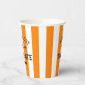 オレンジノー失ったトアゲートカスタムチームゲームデー 紙コップ (左)