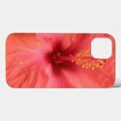オレンジハイビスカスフラワーマクロiPadケース Case-Mate iPhoneケース (裏面 (横))