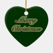 オレンジハイビスカス花 セラミックオーナメント (裏面)