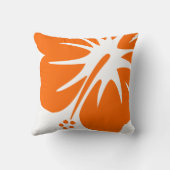 オレンジハイビスカス クッション (裏面)