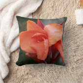 オレンジハイビスカス クッション (ブランケット)