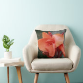 オレンジハイビスカス クッション (椅子)