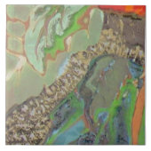 オレンジハイビスカスPart 9 of 12 タイル (正面)