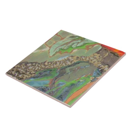 オレンジハイビスカスPart 9 of 12 タイル (側面)