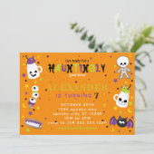 オレンジハインングハロウィーン誕生日 招待状 (スタンド正面)