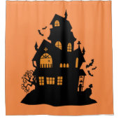 オレンジハウス幽霊のよく出るシャワーカーテン シャワーカーテン (正面)